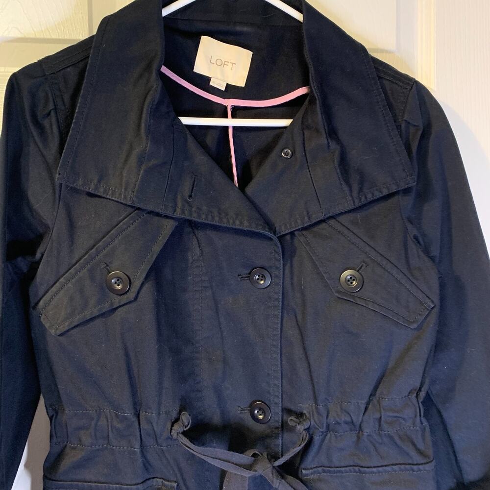 Loft Midnight Blue Utility Jacket - image 3